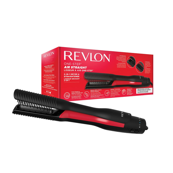 Revlon One-Step Air Straight 2-in-1-Trockner und Luftglätter || Trocknen und Glätten mit warmer Luft
