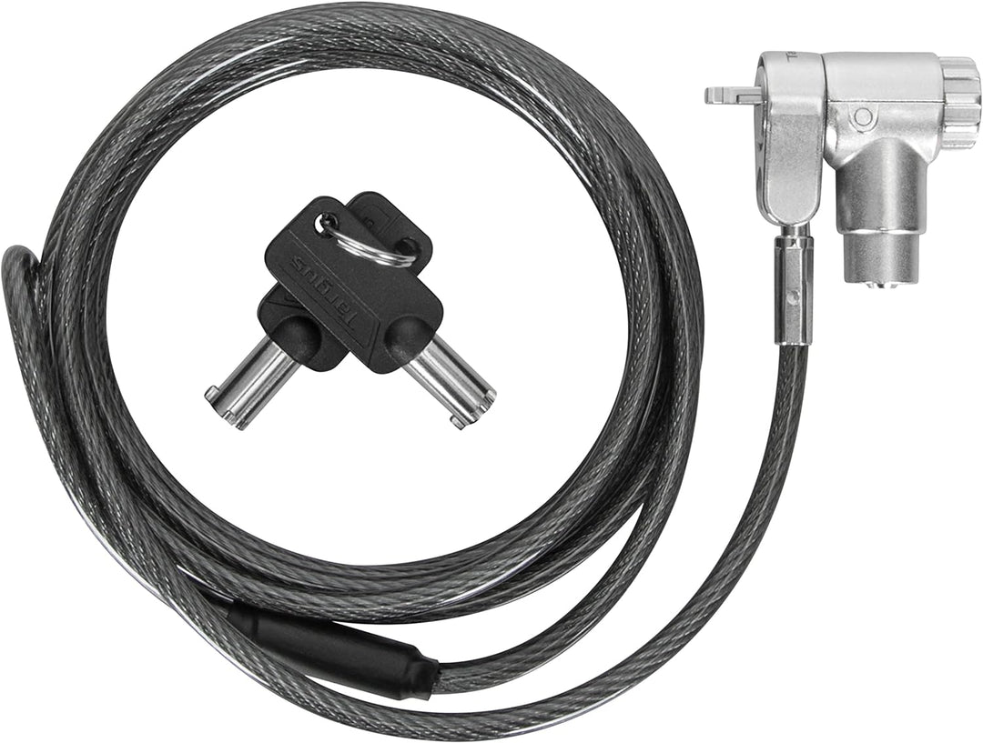 Targus ASP95GL DEFCON Ultimate Universal-Kabelschloss mit Schlüssel und anpassbarem Schlosskopf