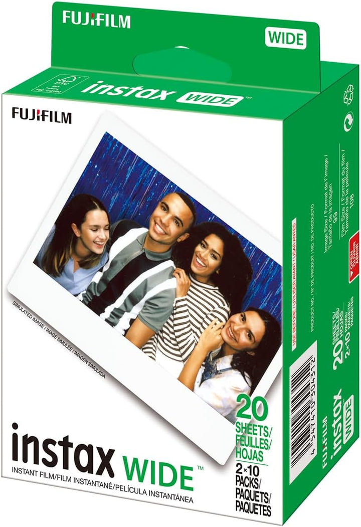 Fujifilm Instax Wide Instant Folien für Fuji Instax Wide 210 200 100 300 5 Stück