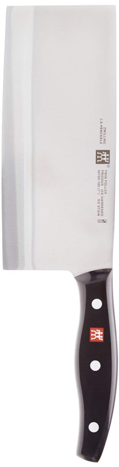 Zwilling Twin Pollux Chinesisches Kochmesser, ergonomischer Kunststoffgriff, Klingenlänge 18,5cm, sc