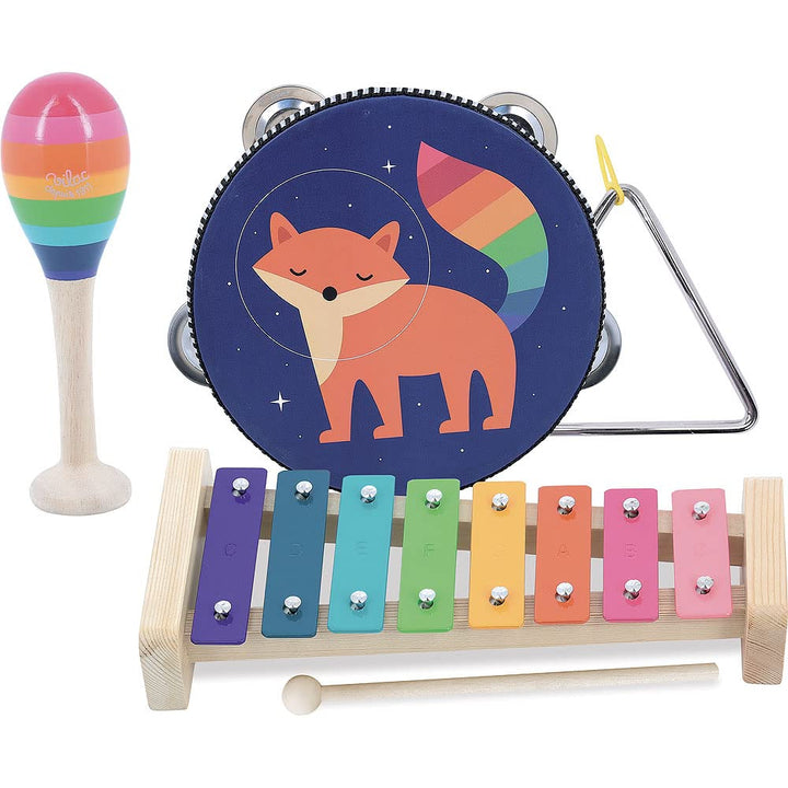 Vilac - Andy Westface, 7409, Regenbogen-Musikset, Mehrfarbig,