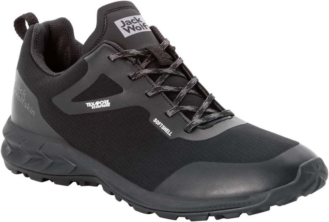 Jack Wolfskin Herren Woodland Shell Texapore Low M Walking-Schuh 39.5 EU Phantom Grey, 39.5 EU Phant