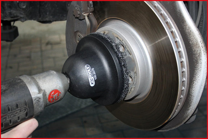 KS Tools 100.5075 Radnabenschleifer-Satz Ø 150 mm, Innen-Ø 90 mm, 2-tlg