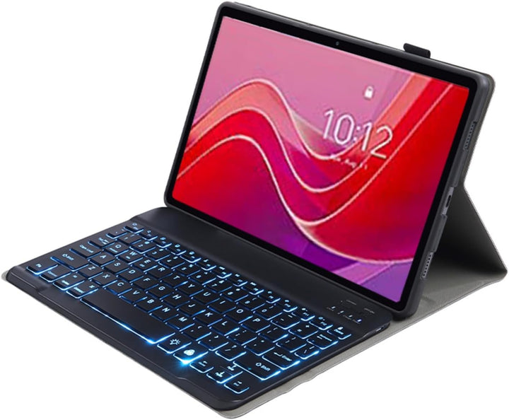 Tastatur hülle für Lenovo Tab M11/K11/Idea Tab 11" Hülle mit Tastatur 7 Farben Beleuchtung magnetisc
