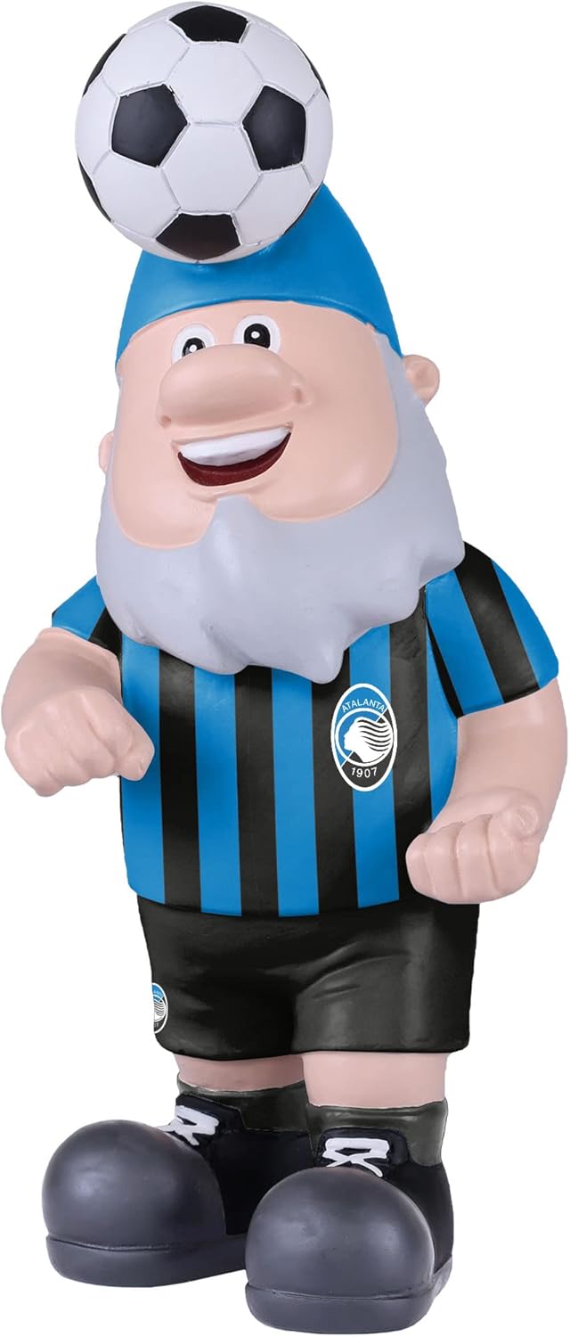 FOCO Offizielles Lizenzprodukt Atalanta BC Fussball-Gartenzwerg beim Kopfball, Atalanta Bc