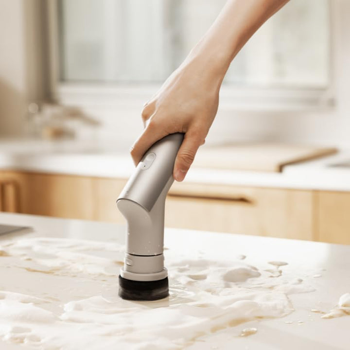 HOTO Elektrische Reinigungsbürste, Küchenbürsten, IPX7 wasserdichte, Kabellose Putzbürste für Bad, P