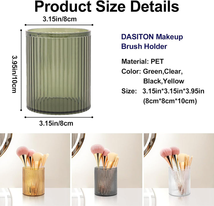DASITON Make Up Kosmetik Organizer, Acryl Make Up Pinsel Organizer Pinselhalter Kosmetik Aufbewahrun