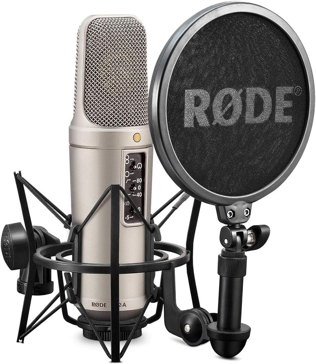 Rode NT2-A Kondensator Mikrofon Set + keepdrum MS138 Tisch-Stativ Mikrofonarm