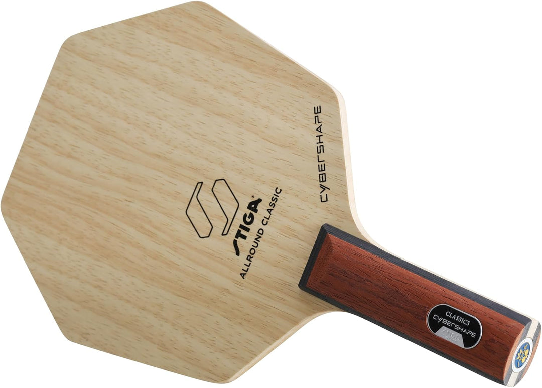 STIGA Allround Classic Cybershape - Offensives 5-Layer Tischtennisholz - Leichtgewichtig mit Präzisi