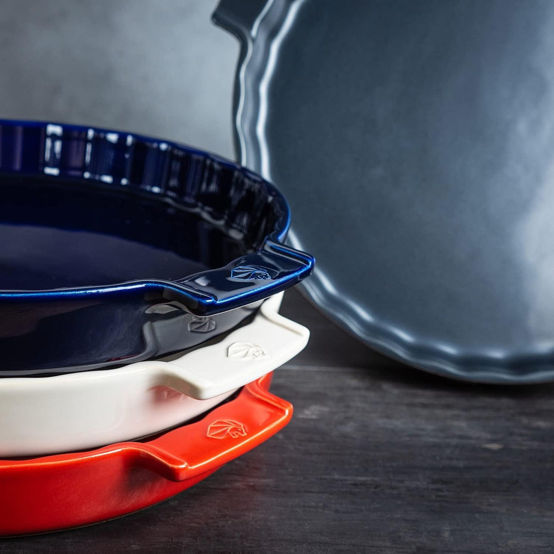 Peugeot Tarteform Appolia 30 cm aus Keramik, Schieferfarben I -20 bis 250°C temperaturbeständig I Pr