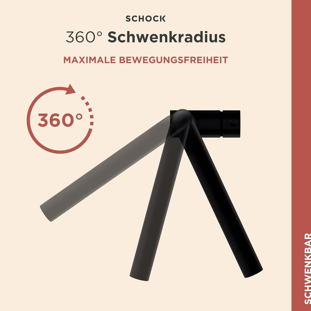 SCHOCK® Küchenarmatur EPOS Puro I schwarze Niederdruck Armatur Puro I Einhebelmischer mit Festauslau