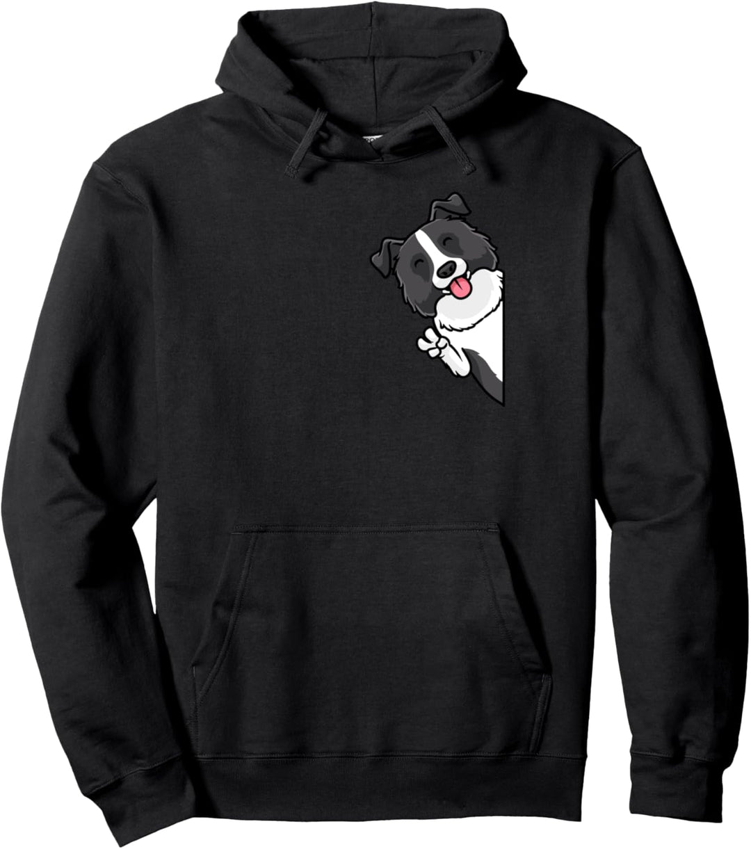 Border Collie Hund Pullover Hoodie