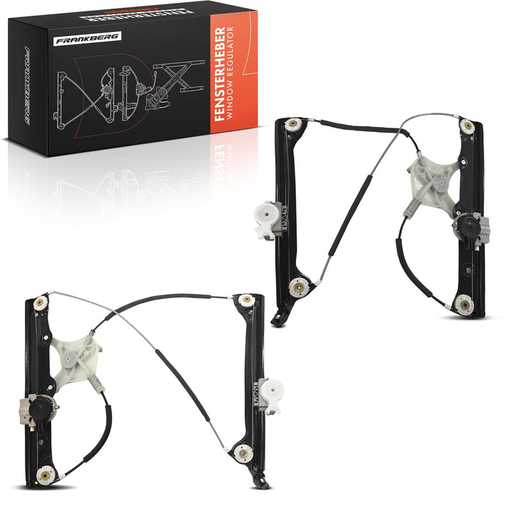 Frankberg 2x Fensterheber Elektrisch Ohne Motor Vorne 51337223651 | Kompatibel mit 6er Cabriolet F12