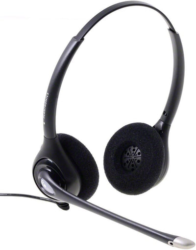 Plantronics 36834-41 SupraPlus Wideband Binaural QD Kopfhörer, Silber