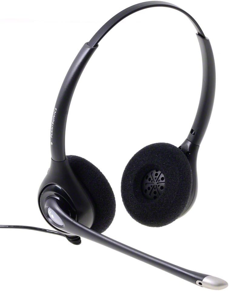 Plantronics 36834-41 SupraPlus Wideband Binaural QD Kopfhörer, Silber