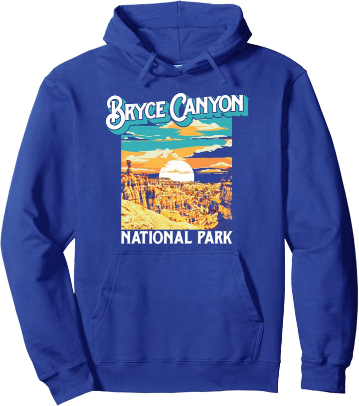 Bryce Canyon National Park Utah Hoodoos Vintage Pullover Hoodie