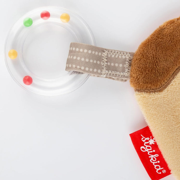43052 SIGIKID Knistertuch Kuh Baby Geschenk Beige/Kuh, Beige/Kuh
