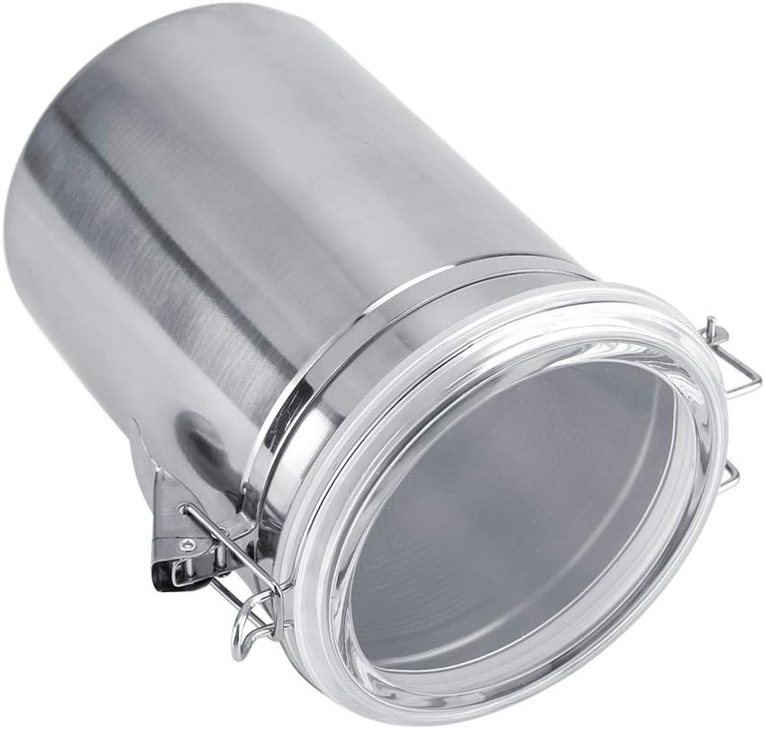 Kaffeebehälter, Edelstahl Kaffeebehälter Vakuumversiegeltes Vorratsglas für Zuckerteebohnen(Oversize