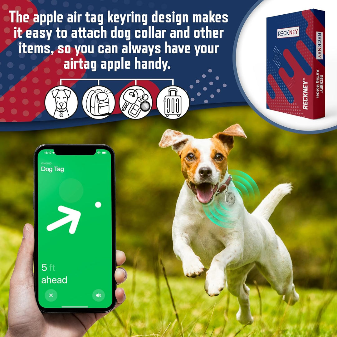 AirTag-Schlüsselanhänger aus Metall, kompatibel mit Apple AirTag, Airtag-Stossstange, Apple AirTag-H