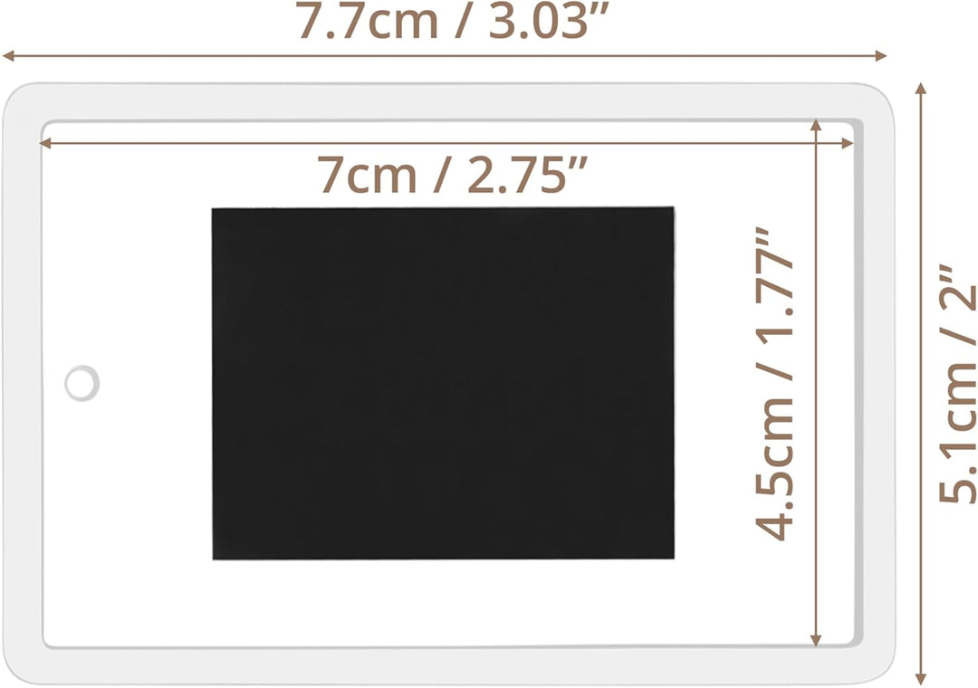 Kurtzy Bilderrahmen Magnete für den Kühlschrank Magnet Bilderrahmen(50er Pack) Für Fotos 7 x 4,5 cm
