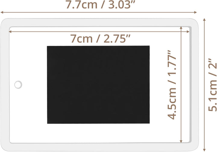 Kurtzy Bilderrahmen Magnete für den Kühlschrank Magnet Bilderrahmen(50er Pack) Für Fotos 7 x 4,5 cm