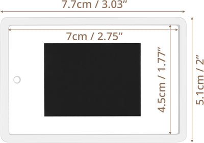 Kurtzy Bilderrahmen Magnete für den Kühlschrank Magnet Bilderrahmen(50er Pack) Für Fotos 7 x 4,5 cm