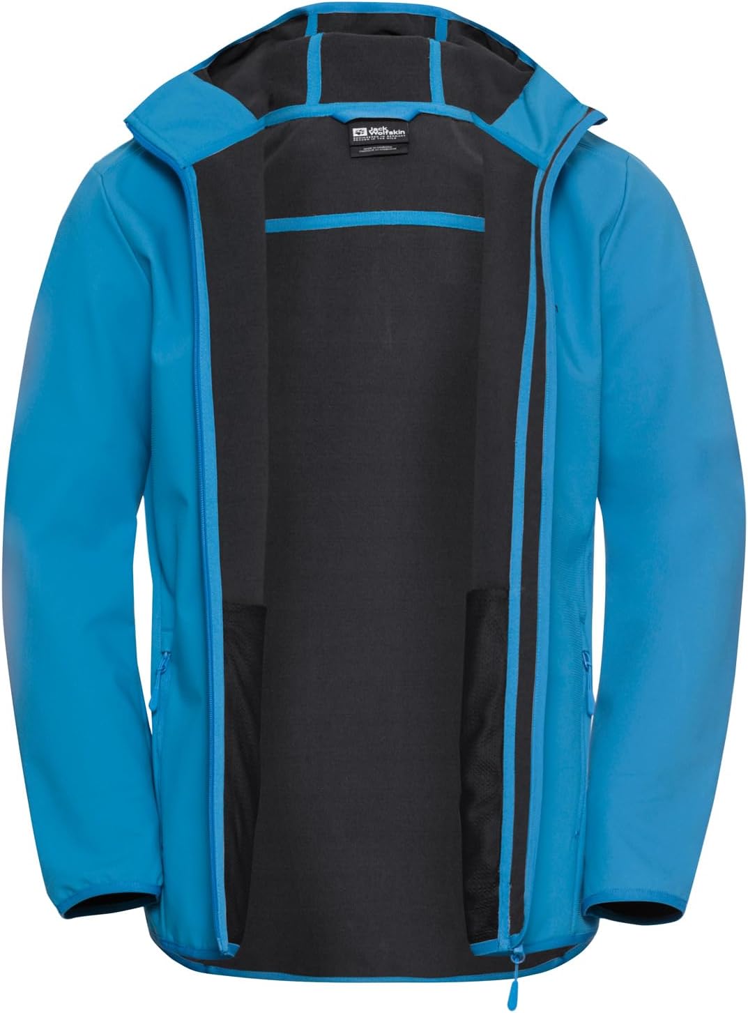 Jack Wolfskin Herren Bornberg Hoody M Softshelljacke S aurora blue, S aurora blue