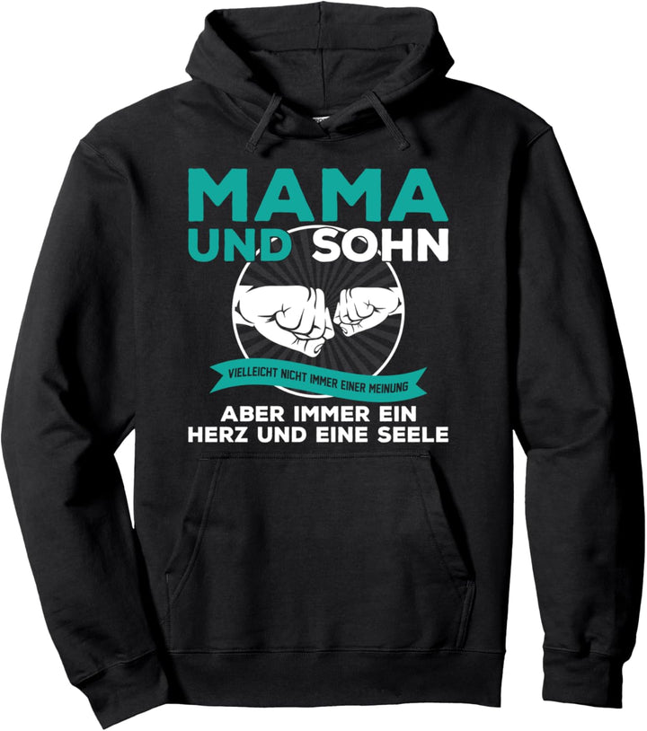 Mama und Sohn nicht immer Auge in Auge Partnerlook Partner Pullover Hoodie