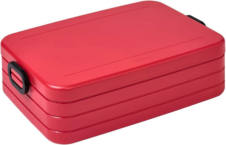 Mepal Brotdose Large – Brotdose To Go - Lunchbox für 4 Sandwiches oder 8 Brotscheiben - Meal Prep Bo