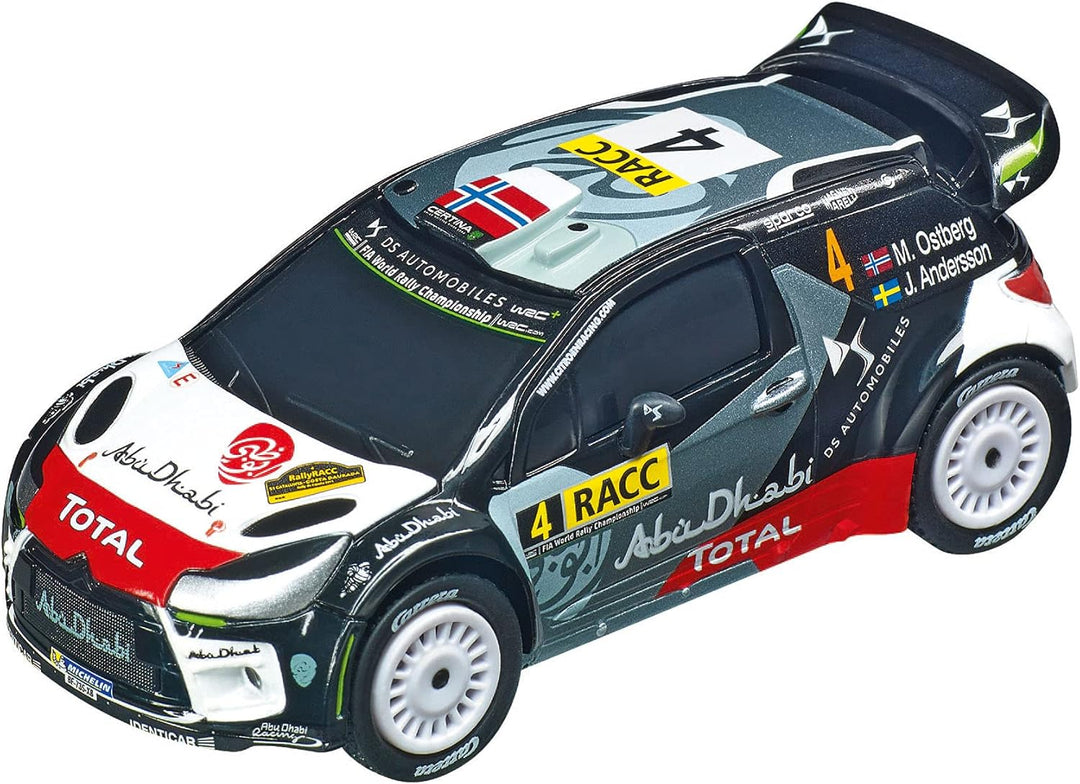Carrera GO!!! Citroën DS3 WRC Citroën WRT, M.Ostberg Rennauto | Detailgetreu Massstab 1:43 | für Kin