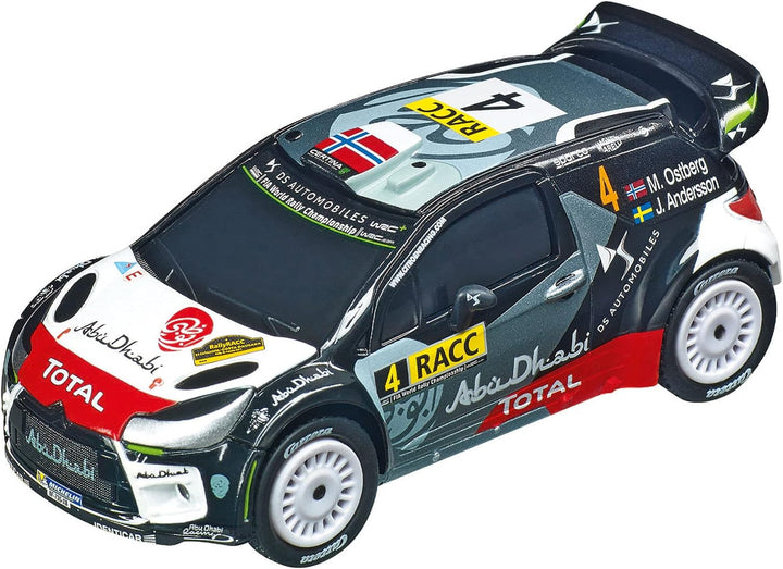 Carrera GO!!! Citroën DS3 WRC Citroën WRT, M.Ostberg Rennauto | Detailgetreu Massstab 1:43 | für Kin