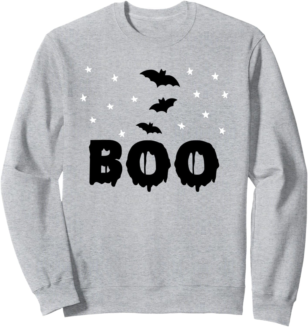 Fledermaus Boo Halloween Gruselig für Männer Frauen Jungen oder Mädchen Sweatshirt