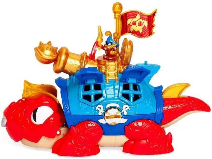 PIRATIX King Turtle - Bewegliche Schildkröte zum Fangen von Piratix und Schatztruhe - Enthält 1 Krok