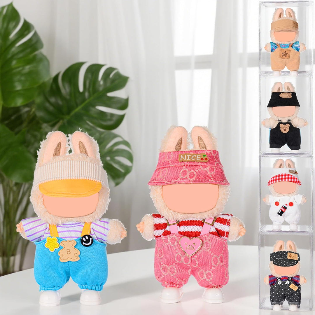 17cm Puppen Mode Kleidung und Zubehör Insgesamt 6 Sets Inklusive Outfit- weich & stilvoll Kostüm Pay