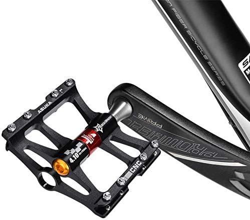 ROCKBROS Fahrrad Pedale 9/16" MTB BMX Rennrad 4 Sealed Bearings CNC Eloxiert Mit Abgedichtete Lager