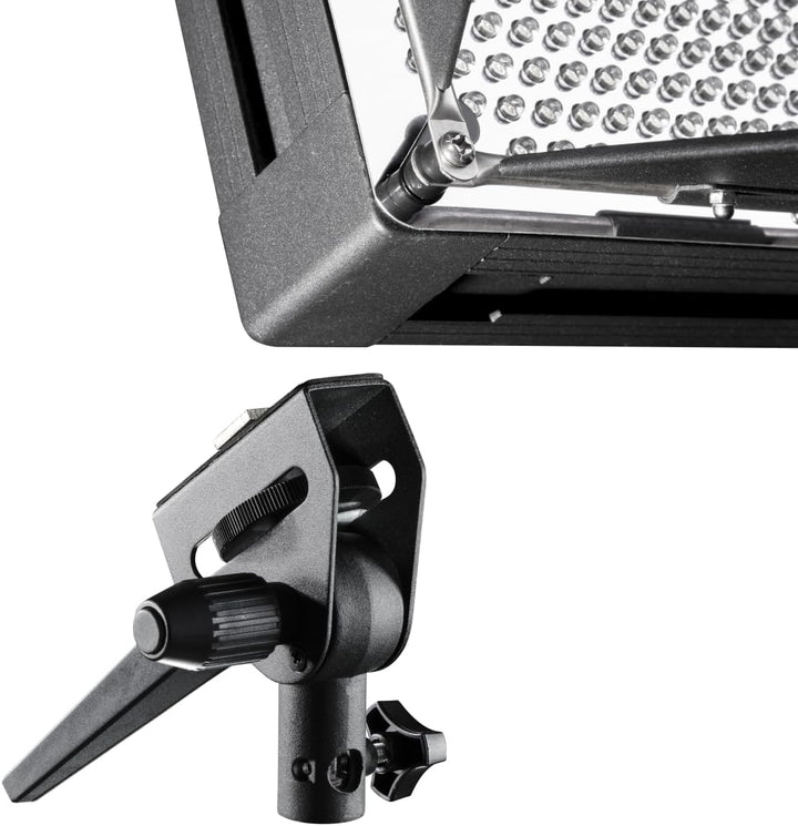 Walimex Pro 500 On Location Lightning Set (2x dimmbare LED-Flächenleuchte, 2x WT-806 Lampenstativen