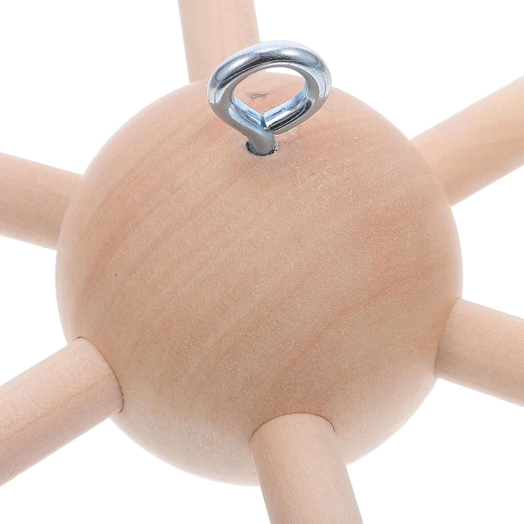 Holz Mobile Rahmen DIY Windspiel Halterung Babyzimmer Hängender Spielzeugständer Stabiler Holzrahmen