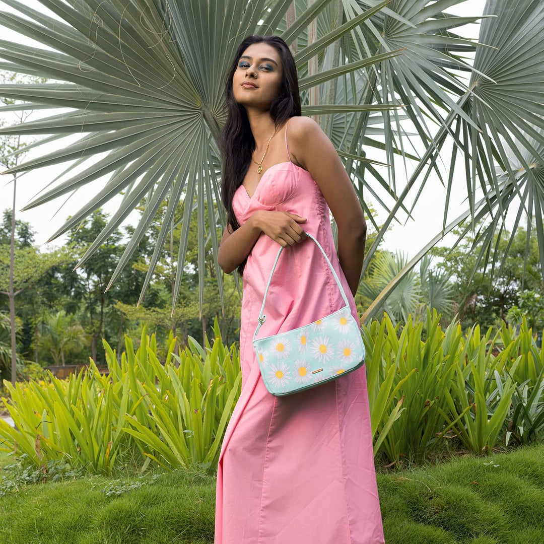 Eco Right Damen Organic Kleine Retro-umhängetasche für Frauen und Mädchen Shoulder Bag Mintgrün, Min