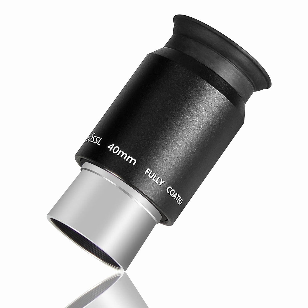 SOLOMARK Teleskop 1,25 Zoll Super-Plossl-Okular 40 mm 4-Element-Plossl-Design mit Gewinde für Standa