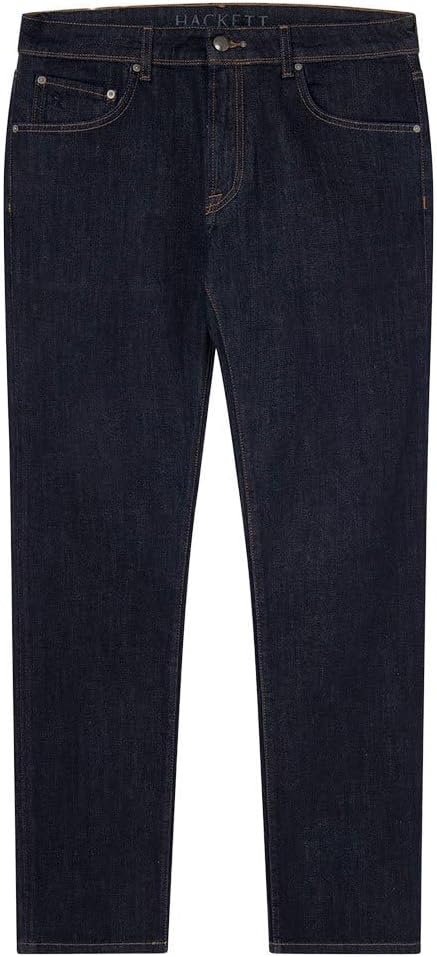 Hackett London Herren Rinse Wash Denim Jeans 28W / 28L Blue (Denim Blue), 28W / 28L Blue (Denim Blue