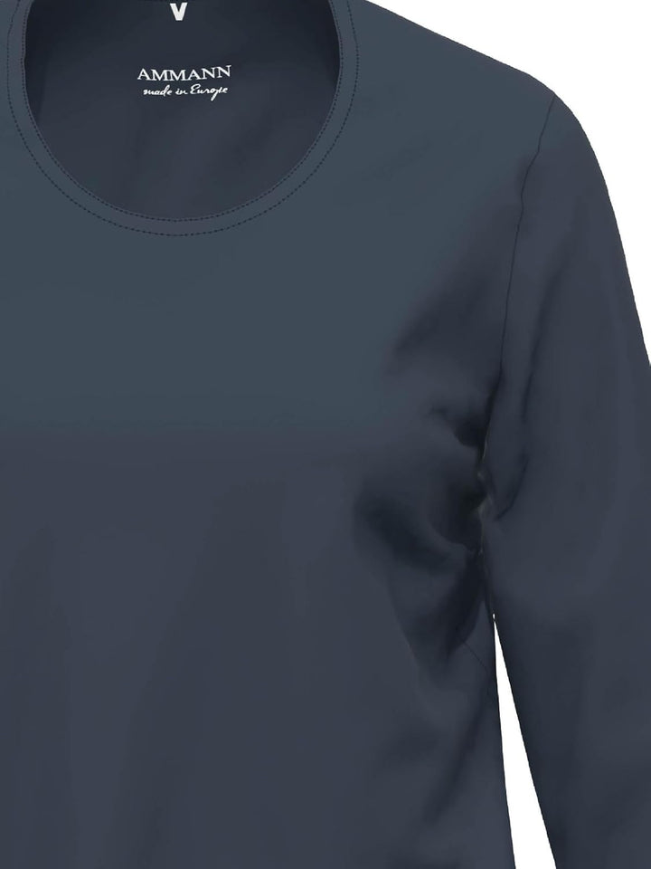 Ammann Bio Damen-Langarmshirt dunkelblau Grösse 36