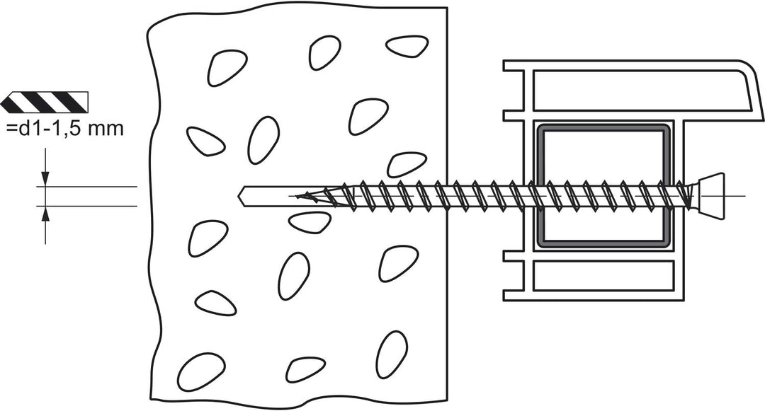 SPAX 1031010751805 RA Rahmenanker 7.5x180 Zylinderkopf Torx30 verzinkt dübellose Verschraubung 100 S
