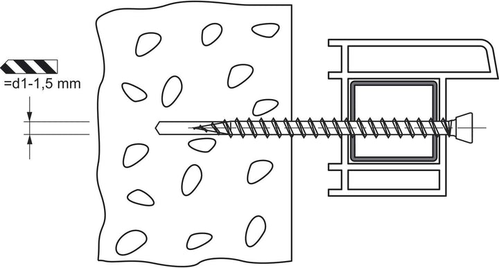 SPAX 1031010751805 RA Rahmenanker 7.5x180 Zylinderkopf Torx30 verzinkt dübellose Verschraubung 100 S
