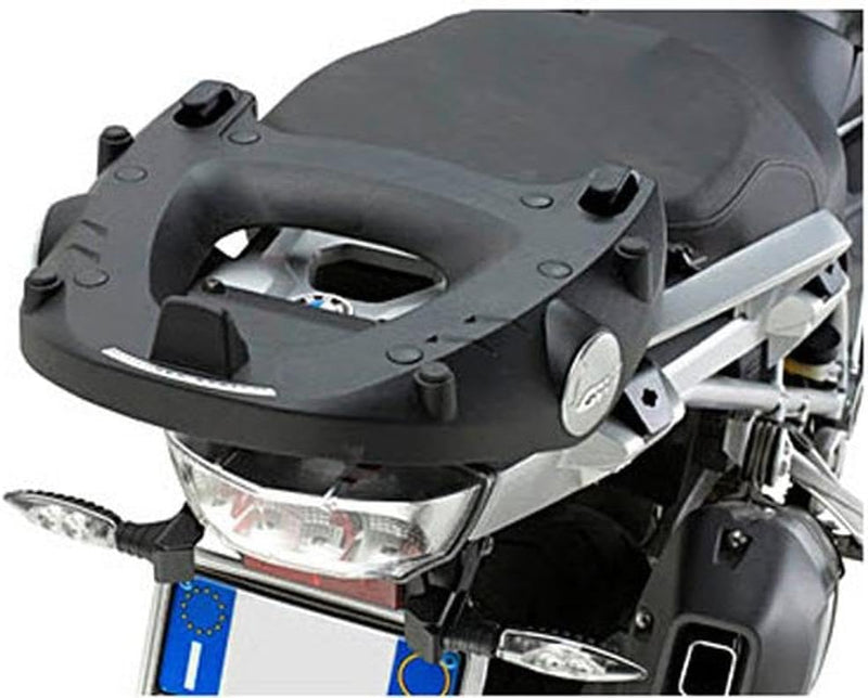 Topcase Träger schwarz Monokey Koffer mit M5 Platte oder Max. Zuladung 10 kg passend für BMW R 1200