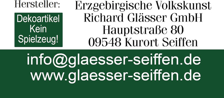 Richard Glaesser Pyramide Christi Geburt für Teelichte aus Seiffen im Erzgebirge