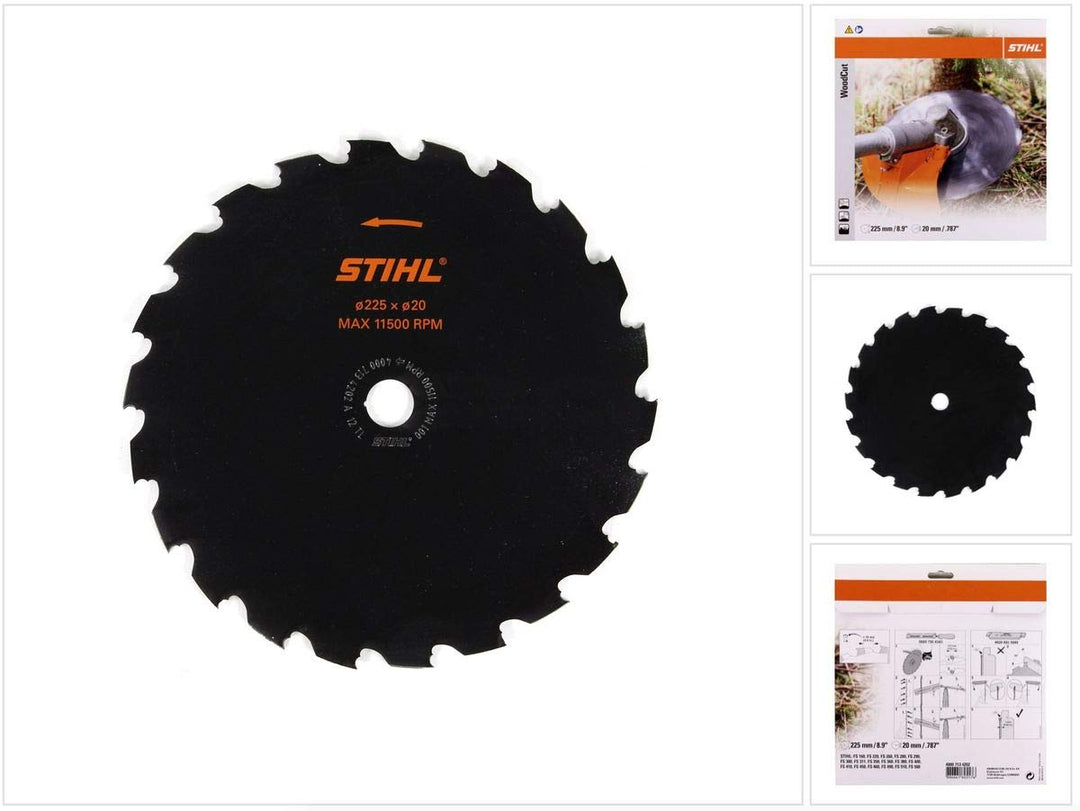 Stihl 40007134202 Kreissägeblatt Meisselzahn High Performance für Motorsensen