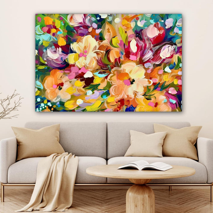 MuchoWow© Leinwandbild Gross 120x80 cm XXL Dekoration Wohnzimmer Bilder Aufhängen Wall Decoration Li