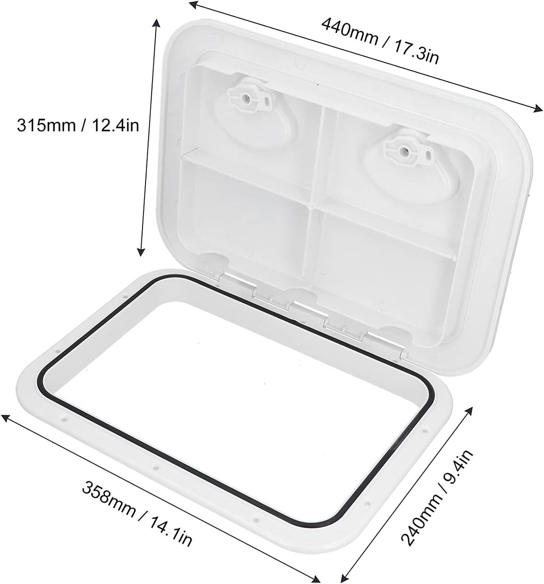 Fydun Deck Access Hatch, Inspektionsabdeckung mit Schloss Deck Inspection Hatch Für Marineboot 17-1