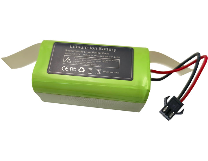 14.4V 2600mAh Ersatz Akku für Ecovacs Deebot N79S N79 DN622 Li-Ion Akku für Tesvor 500, für Eufy Rob