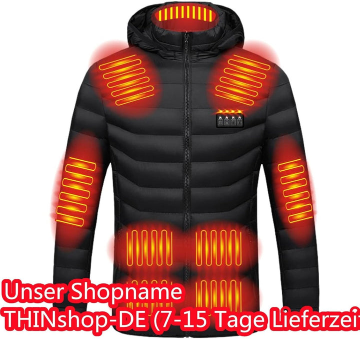 Heizjacke Herren Damen Beheizbare Jacke Beheizte Jacke Wärmende Beheizbare Weste Winter Warm Daunenj